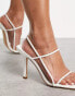Фото #8 товара Public Desire Rayelle heeled sandals with square toes in white