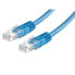 Фото #2 товара ROLINE UTP Patch Cord Cat.5e - blue 0.5m - 0.5 m - Cat5e - U/UTP (UTP) - RJ-45 - RJ-45