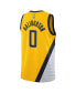 Men's and Women's Jordan Tyrese Haliburton Gold Indiana Pacers Swingman Jersey - Statement Edition