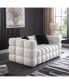 Marshmallow Sofa, 3 Seater, White Boucle Design