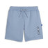Фото #1 товара Puma X 8 Inch Logo Shorts Mens Blue Casual Athletic Bottoms 62469120
