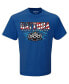 Фото #2 товара Men's Royal 2023 Daytona 500 Two Spot Knit Patriotic Eagle T-shirt