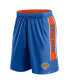 Men's Branded Blue New York Knicks Game Winner Defender Shorts