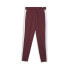 Фото #2 товара Puma Contrast Tricot Cl Pants Womens Burgundy Casual Athletic Bottoms 84900022