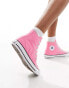 Converse Chuck Taylor All Star Hi trainers in bright pink