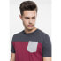 ფოტო #2 პროდუქტის URBAN CLASSICS 3-Tone Pocket T-shirt