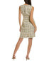 Фото #2 товара St. John Pixelated Houndstooth Dress Women's