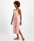 ფოტო #3 პროდუქტის Women's Side-Tie Slit Sleeveless Dress