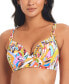 ფოტო #1 პროდუქტის Women's Break The Mold Printed Bikini Top