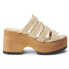 Фото #1 товара BEACH by Matisse Daze Platform Womens Beige Casual Sandals DAZE-795