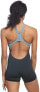 Фото #2 товара Nike Women's 244718 Power Back Legsuit One Piece Swimsuit Size 30/WMS4