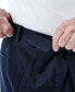 Фото #4 товара Men's Big & Tall Premium No Iron Khaki Classic-Fit Pleated Hidden Expandable Waistband Pants