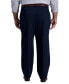 Men's Big & Tall Iron Free Premium Khaki Classic-Fit Pleated Pant
