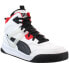 Фото #2 товара Puma Backcourt Mid Mens White Sneakers Casual Shoes 374139-01