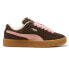 Фото #1 товара Puma Suede Xl Lace Up Womens Brown Sneakers Casual Shoes 39764814