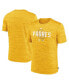 Фото #2 товара Men's Gold San Diego Padres Authentic Collection Velocity Performance Practice T-shirt