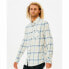 Фото #5 товара Рубашка с длинным рукавом мужская Rip Curl Checked in Flannel Franela Белый