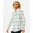 Рубашка с длинным рукавом мужская Rip Curl Checked in Flannel Franela Белый