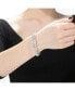 ფოტო #3 პროდუქტის Sterling Silver Cubic Zirconia Elegant Bracelet