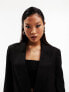 Фото #3 товара ASOS DESIGN Petite long line perfect blazer in black