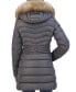 ფოტო #2 პროდუქტის Women's Faux-Fur-Trim Hooded Puffer Coat