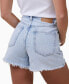 ფოტო #2 პროდუქტის Women's High Mom Denim Shorts