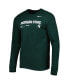 Men's Green Michigan State Spartans Team Practice Performance Long Sleeve T-shirt