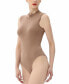 Фото #3 товара Women's Turtleneck Sleeveless Bodysuit