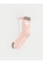 Desenli Kadın Ev Çorabı 2'li Paket