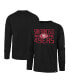 Фото #1 товара Men's Black Distressed San Francisco 49ers Wide Out Franklin Long Sleeve T-shirt