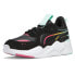 Фото #2 товара Puma RsX Wal Mas Camp Lace Up Mens Black Sneakers Casual Shoes 39094101