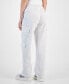 Juniors' High-Rise Wide-Leg Cargo Sweatpants