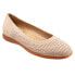 Фото #2 товара Trotters Darcey T1904-277 Womens Beige Wide Leather Ballet Flats Shoes 10.5