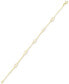 Cubic Zirconia Mesh Link Bracelet in 14k Gold