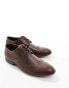 New Look plain brogue in dark brown