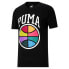 Фото #1 товара Puma Box Out Ball Graphic Crew Neck Short Sleeve T-Shirt Mens Black Casual Tops