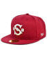 ფოტო #1 პროდუქტის Men's Maroon Scholastic Athletic Association Black Fives Fitted Hat