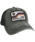 Фото #4 товара Men's Black Boston College Eagles Sun & Bars Dashboard Trucker Snapback Hat