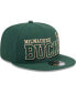 ფოტო #2 პროდუქტის Men's Hunter Green Milwaukee Bucks Gameday 9FIFTY Snapback Hat