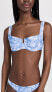 Фото #2 товара L*Space Women's Camellia Bikini Top Swimwear Bali Blooms, Print, Blue Size S