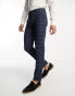 Фото #1 товара Gianni Feraud skinny suit trousers in blue windowpane