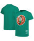 ფოტო #1 პროდუქტის Big Boys and Girls Kelly Green Boston Celtics Hardwood Classics Retro Logo T-Shirt