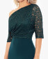 Фото #4 товара Women's Lace-Top Asymmetric Long Dress