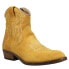 Фото #3 товара Dingo Daisy Mae Booties Womens Yellow Casual Boots DI861-700