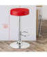 Фото #20 товара Set of 2 Round Bar Stool Adjustable Swivel Pub Chair