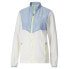 Фото #1 товара Puma First Mile X Woven Full Zip Jacket Womens White Casual Athletic Outerwear 5