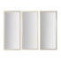 Фото #1 товара Настенное зеркало Home ESPRIT Белый Коричневый Бежевый Серый Стеклянный полистирол 67 x 2 x 156 cm (4 штук)