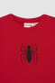 Фото #2 товара Erkek Çocuk Marvel Spiderman Bisiklet Yaka Sweatshirt