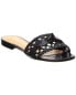 Фото #1 товара Alexandre Birman Clarita Basketry Leather Sandal Women's Black 37.5