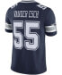 Фото #2 товара Men's Leighton Vander Esch Navy Dallas Cowboys Vapor Limited Player Jersey